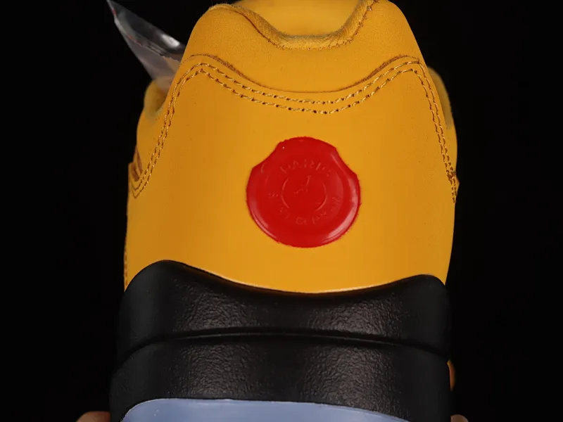 All categories Air Jordan Jordan series basketball shoes Air Jordan 5 Air Jordan Retro Low AJ5 Joe 5 black and yellow low-top basketball shoes DA8016-700